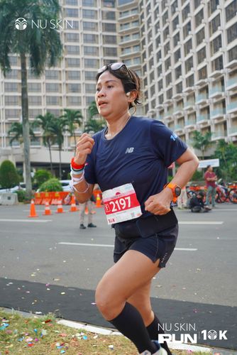 Race photo from Nu Skin Run 10K