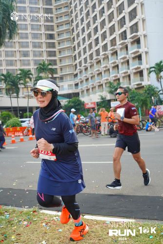 Race photo from Nu Skin Run 10K
