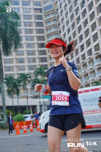 Race photo from Nu Skin Run 10K