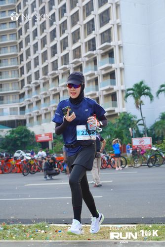 Race photo from Nu Skin Run 10K
