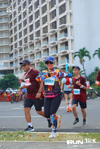 Race photo from Nu Skin Run 10K