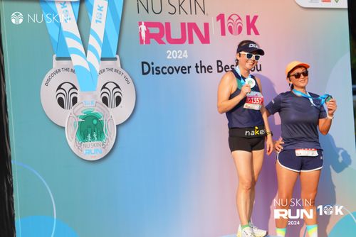 Race photo from Nu Skin Run 10K