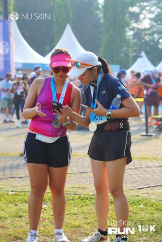 Race photo from Nu Skin Run 10K