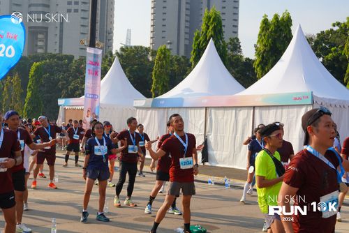 Race photo from Nu Skin Run 10K