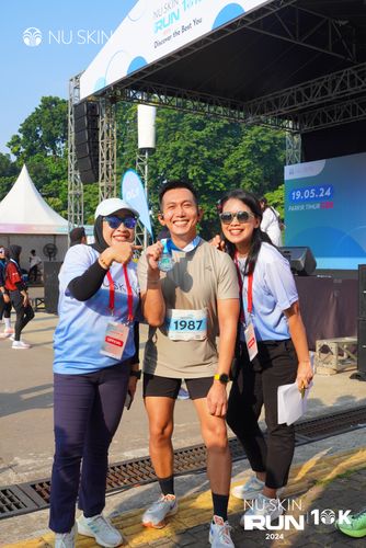 Race photo from Nu Skin Run 10K