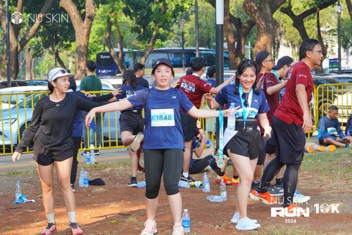 Race photo from Nu Skin Run 10K