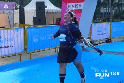 Race photo from Nu Skin Run 10K