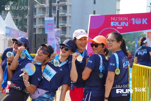 Race photo from Nu Skin Run 10K