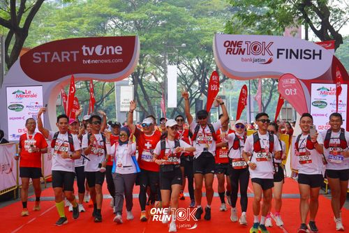 Race photo from ONE RUN 10 K