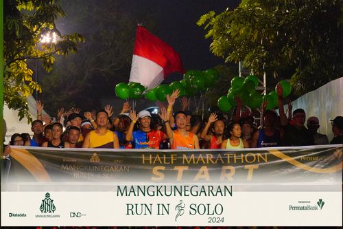 Race photo from Mangkunegaran Run 2024