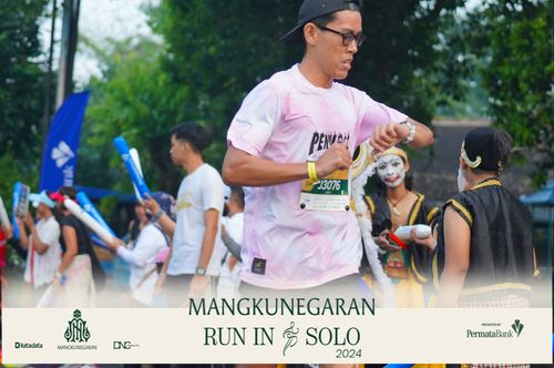 Race photo from Mangkunegaran Run 2024