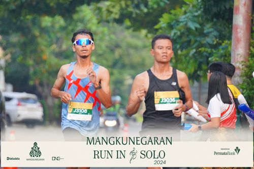 Race photo from Mangkunegaran Run 2024