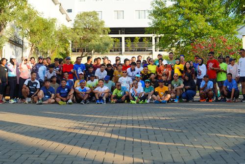 Race photo from Shake Out Run Jabar 10K