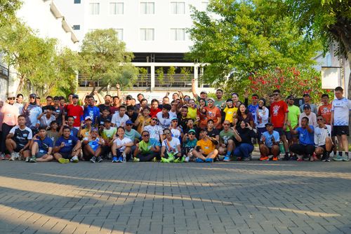 Race photo from Shake Out Run Jabar 10K