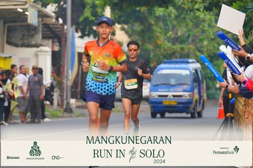 Race photo from Mangkunegaran Run 2024