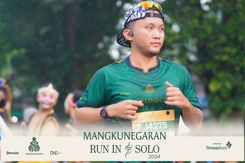 Race photo from Mangkunegaran Run 2024