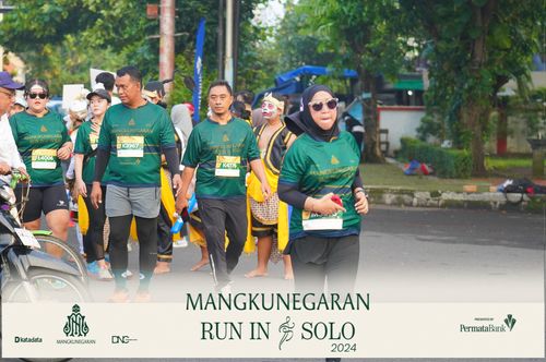 Race photo from Mangkunegaran Run 2024