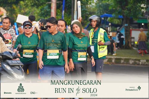 Race photo from Mangkunegaran Run 2024
