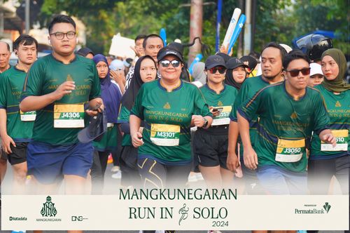 Race photo from Mangkunegaran Run 2024