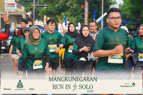 Race photo from Mangkunegaran Run 2024