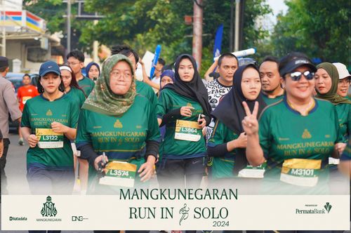 Race photo from Mangkunegaran Run 2024