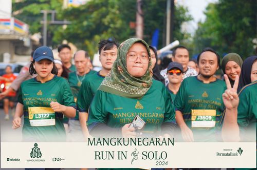 Race photo from Mangkunegaran Run 2024