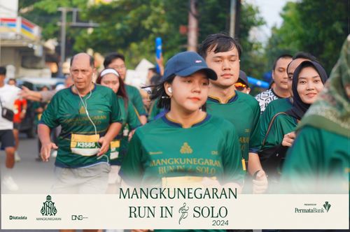 Race photo from Mangkunegaran Run 2024