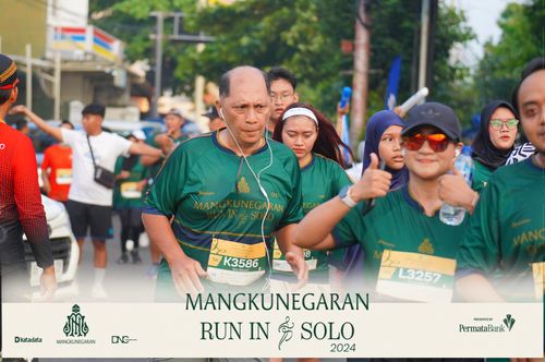 Race photo from Mangkunegaran Run 2024