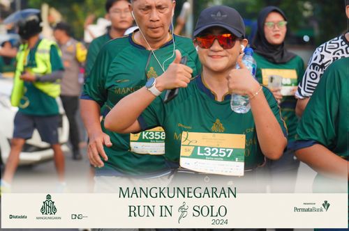 Race photo from Mangkunegaran Run 2024
