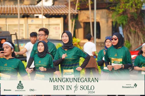Race photo from Mangkunegaran Run 2024