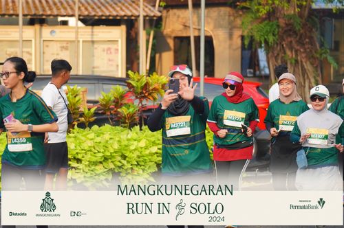 Race photo from Mangkunegaran Run 2024