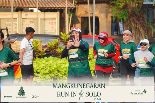 Race photo from Mangkunegaran Run 2024