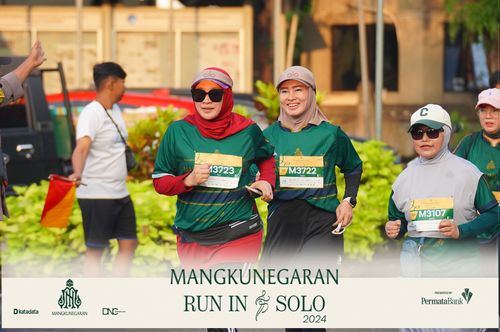 Race photo from Mangkunegaran Run 2024