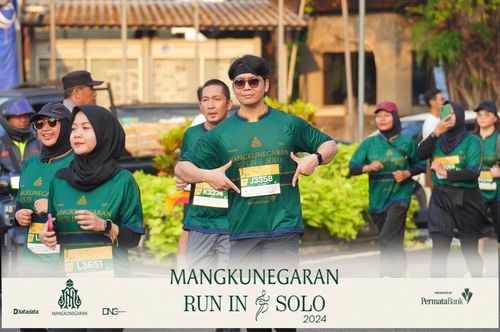 Race photo from Mangkunegaran Run 2024