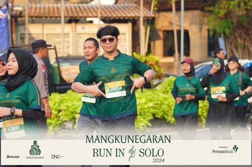 Race photo from Mangkunegaran Run 2024