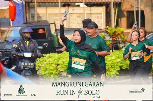 Race photo from Mangkunegaran Run 2024