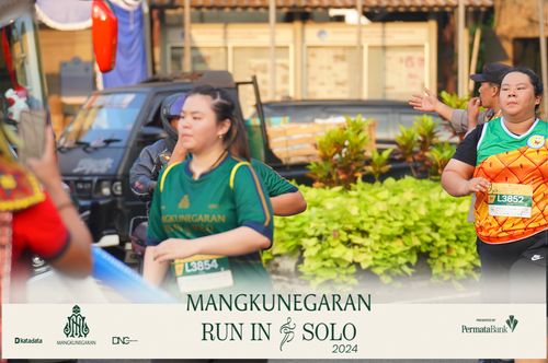 Race photo from Mangkunegaran Run 2024
