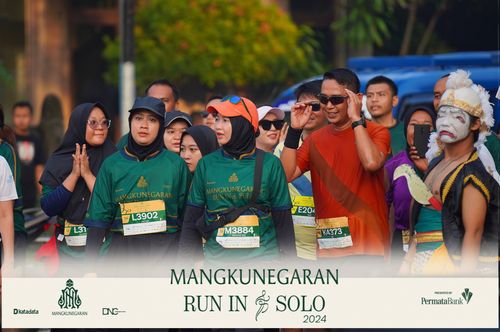 Race photo from Mangkunegaran Run 2024