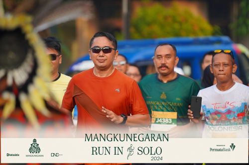 Race photo from Mangkunegaran Run 2024