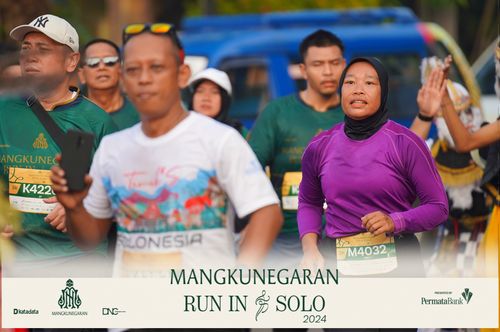 Race photo from Mangkunegaran Run 2024
