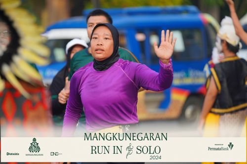 Race photo from Mangkunegaran Run 2024
