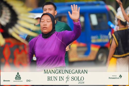 Race photo from Mangkunegaran Run 2024
