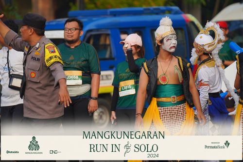Race photo from Mangkunegaran Run 2024