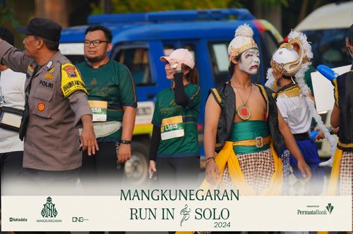 Race photo from Mangkunegaran Run 2024