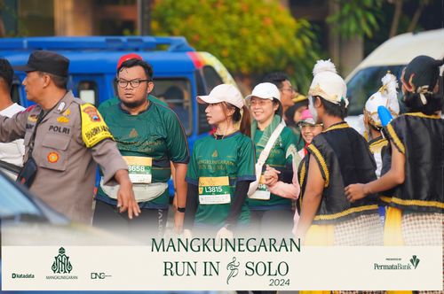 Race photo from Mangkunegaran Run 2024