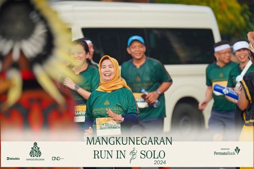 Race photo from Mangkunegaran Run 2024