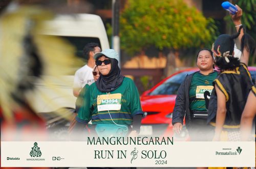 Race photo from Mangkunegaran Run 2024