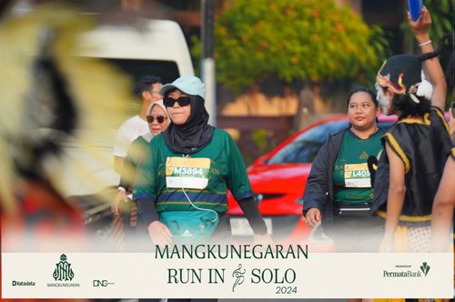 Race photo from Mangkunegaran Run 2024