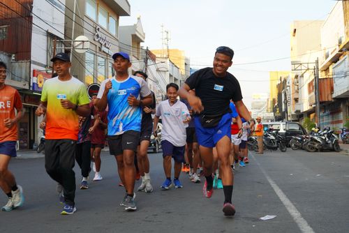 Race photo from Shake Out Run Jabar 10K