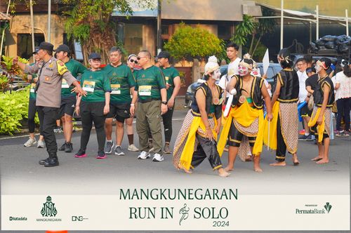 Race photo from Mangkunegaran Run 2024